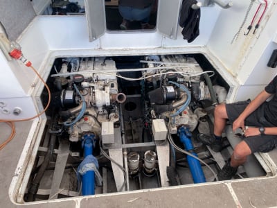 We service and repair all marine diesel engines and drives